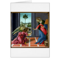 Annunciation by Sandro Botticelli Greeting Card