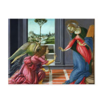 Annunciation by Sandro Botticelli Post Card
