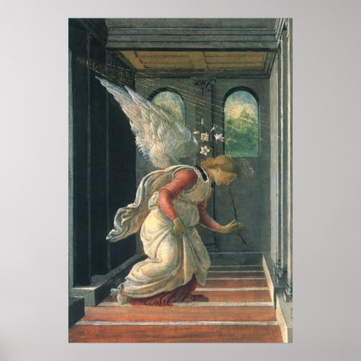 Annunciation by Sandro Botticelli, Renaissance Art Print