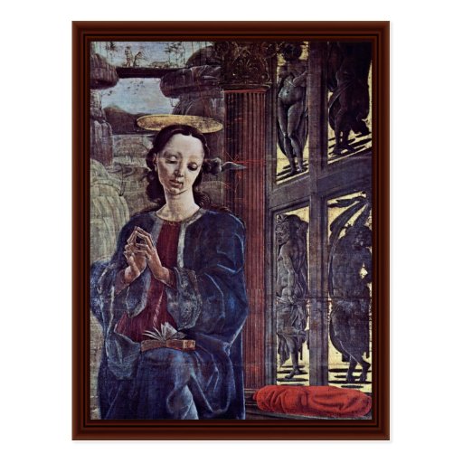 Annunciation  By Tura Cosmè Postcards