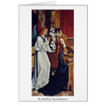 Annunciation By Zeitblom Bartholomäus Greeting Cards