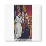 Annunciation By Zeitblom Bartholomäus Refrigerator Magnets