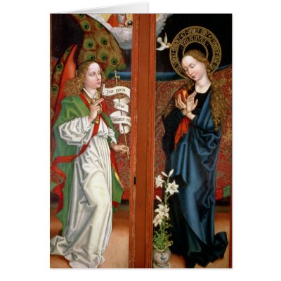 Annunciation Card by bridgemanart