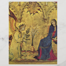 Annunciation Detail By Martini Simone Flyers