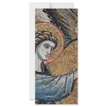 Annunciation Detail By Pietro Cavallini Personalized Rack Card
