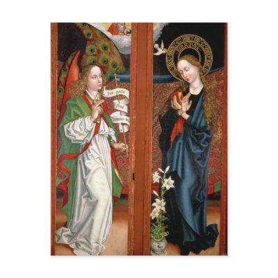 Annunciation Post Card by bridgemanart