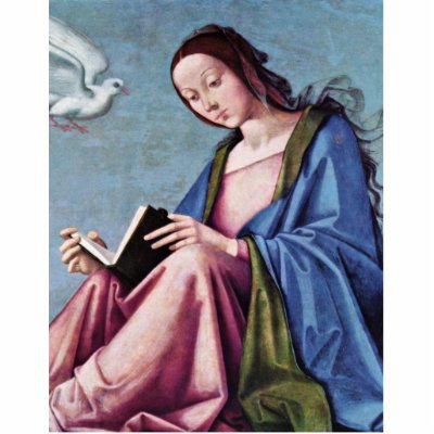 Annunciation (Reading Mary) By Lorenzo Costa Photo Sculptures by Artcollection