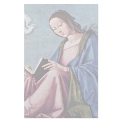 Annunciation (Reading Mary) By Lorenzo Costa Stationery Design by Artcollection