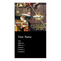 Annunciation ,Saint Emidius and an UFO Business Card Templates