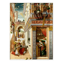 Annunciation ,Saint Emidius and an UFO Post Card