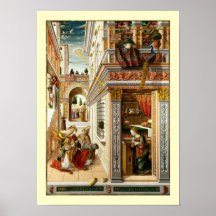 Annunciation ,Saint Emidius and an UFO Poster