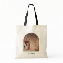 Annunciation With St. Dominic By Fra Angelico Bag