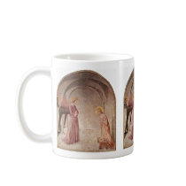 Annunciation With St. Dominic By Fra Angelico Coffee Mug