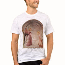 Annunciation With St. Dominic By Fra Angelico T Shirt