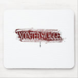 ANOINTED SWAGGER 21  WHT RED AND SILVER  INK MOUSE PAD