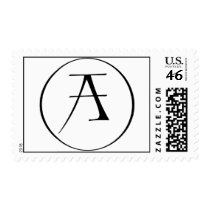 Anomaly Logo Postage Stamps