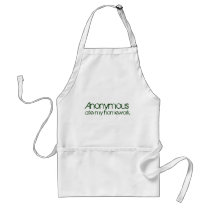 Anonymous Ate My Homework! Aprons