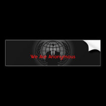 Anonymous( Bumper Sticker) bumper stickers