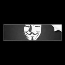 Anonymous( Bumper Sticker1)w/o words bumper stickers