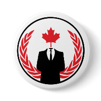 Anonymous Canada Button by alpha88 Anonymous Canada Button