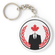 Anonymous Canada Keychain