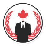 Anonymous Canada Sticker