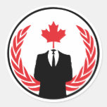 Anonymous Canada Sticker