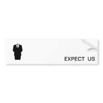 Anonymous Expect Us Bumper Stickers