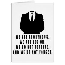 Anonymous Greeting Cards