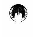 Anonymous International Dark Female T-Shirt by alpha88 Anonymous International Dark Female T-Shirt