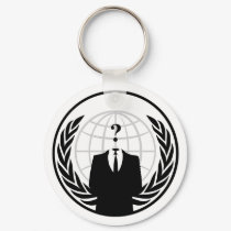 Anonymous International Keychain by alpha88 Anonymous International Keychain