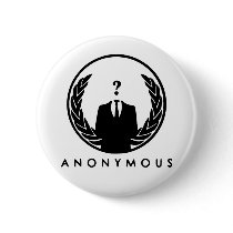 Anonymous Logo Pinback Buttons