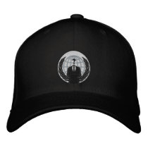 Anonymous logo embroidered baseball cap