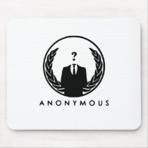 Anonymous Logo Mouse Pads