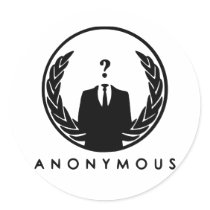 Anonymous Logo Sticker