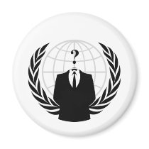 Anonymous Refrigerator Magnets