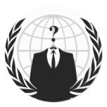 Anonymous Patriotism Sticker