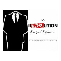 Anonymous Revolution Poster posters