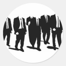 Anonymous Round Stickers