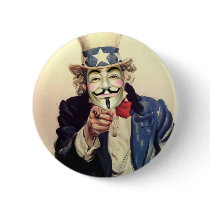 Anonymous Sam Pinback Buttons