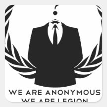 Anonymous Square Stickers