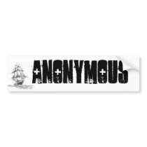Anonymous Sticker bumper stickers