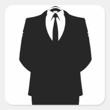 Anonymous Suit Stickers