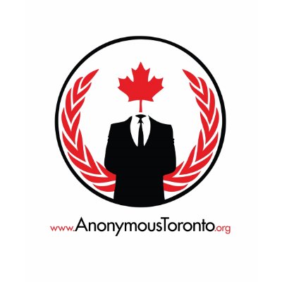 Anonymous Toronto Female White Billboard T-Shirt by alpha88