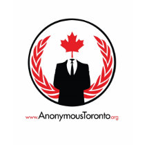 Anonymous Toronto Female White Billboard T-Shirt