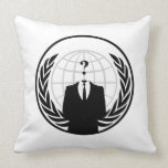 Anonymous - UN style logo pillow