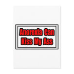 Anorexia Can Kiss My Ass Postcards