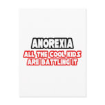 Anorexia...Cool Kids Post Card