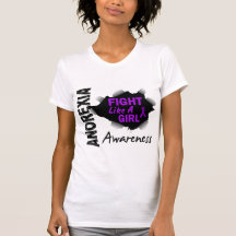 Anorexia Fight Like A Girl 14.3 Tshirts