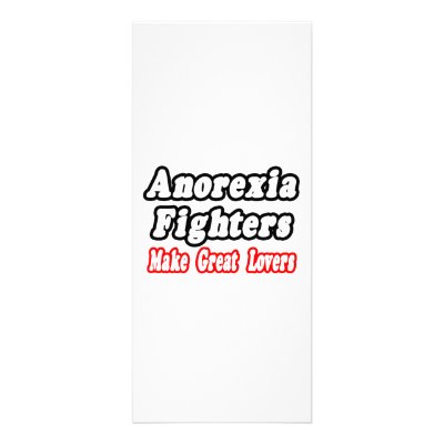 Anorexia Fighters Make Great Lovers Rack Card Template by Anorexia_Shirts